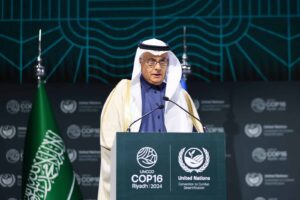 Ministro saudita dell'Ambiente e Presidente della COP16, Abdulrahman Alfadley